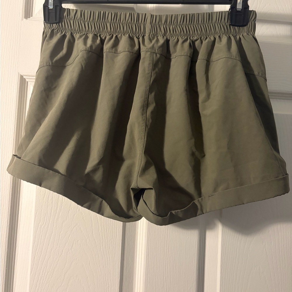 ZYIA Summer Olive Shorts - Picture 2 of 3